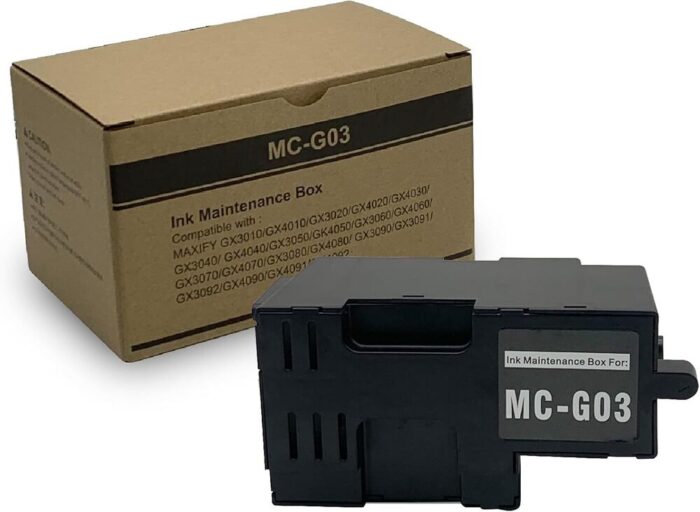 APS MC-G03 ink Maintenance BOX Compatible For-Canon MAXIFY MC-G03 GX3010 GX3020 GX3030 GX3050 GX3060 GX3070 GX3080 GX3090 GX3091 GX4010 GX4020 GX4030 GX4040 GX4050 - Image 1